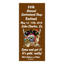Pirate Contraband Days Louisiana 30 Colours Rack Cards
