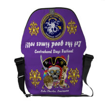Pirate Days Dual Logo Bicentennial  Pls View Notes Commuter Bag