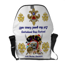 Pirate Days Dual Logo Bicentennial  Pls View Notes Messenger Bag