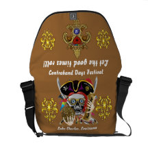 Pirate Days Dual Logo Bicentennial  Pls View Notes Courier Bag