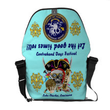 Pirate Days Dual Logo Bicentennial  Pls View Notes Courier Bags