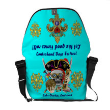 Pirate Days Dual Logo Bicentennial  Pls View Notes Courier Bags