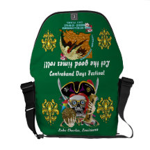 Pirate Days Dual Logo Bicentennial  Pls View Notes Commuter Bag