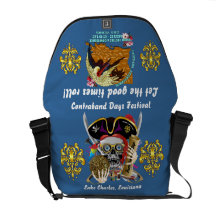 Pirate Days Dual Logo Bicentennial  Pls View Notes Messenger Bags