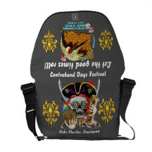 Pirate Days Dual Logo Bicentennial  Pls View Notes Commuter Bag