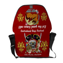 Pirate Days Dual Logo Bicentennial  Pls View Notes Commuter Bags