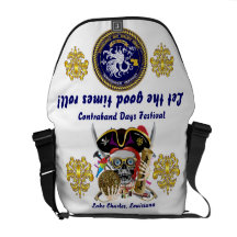 Pirate Days Dual Logo Bicentennial  Pls View Notes Commuter Bag