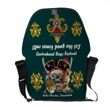 Pirate Days Dual Logo Bicentennial  Pls View Notes Courier Bag