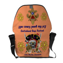 Pirate Days Dual Logo Bicentennial  Pls View Notes Messenger Bag