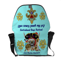 Pirate Days Dual Logo Bicentennial  Pls View Notes Commuter Bag