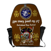 Pirate Days Dual Logo Bicentennial  Pls View Notes Messenger Bags