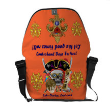 Pirate Days Dual Logo Bicentennial  Pls View Notes Commuter Bag
