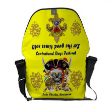 Pirate Days Dual Logo Bicentennial  Pls View Notes Messenger Bag