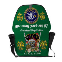 Pirate Days Dual Logo Bicentennial  Pls View Notes Courier Bags