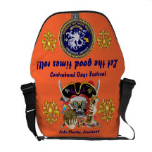 Pirate Days Dual Logo Bicentennial  Pls View Notes Messenger Bags