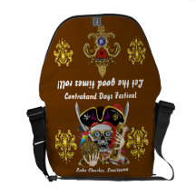 Pirate Days Dual Logo Bicentennial  Pls View Notes Messenger Bag