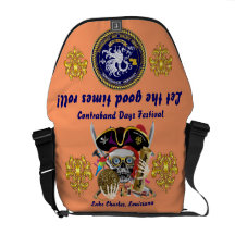Pirate Days Dual Logo Bicentennial  Pls View Notes Courier Bags