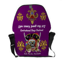 Pirate Days Dual Logo Bicentennial  Pls View Notes Messenger Bag