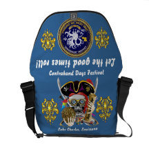 Pirate Days Dual Logo Bicentennial  Pls View Notes Commuter Bag