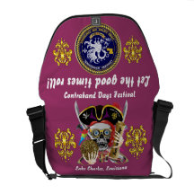Pirate Days Dual Logo Bicentennial  Pls View Notes Messenger Bag