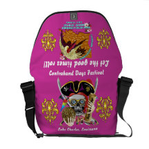 Pirate Days Dual Logo Bicentennial  Pls View Notes Messenger Bags