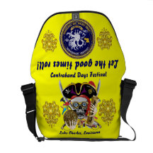 Pirate Days Dual Logo Bicentennial  Pls View Notes Messenger Bag