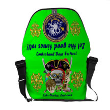 Pirate Days Dual Logo Bicentennial  Pls View Notes Courier Bags