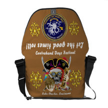 Pirate Days Dual Logo Bicentennial  Pls View Notes Courier Bags