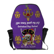 Pirate Days Dual Logo Bicentennial  Pls View Notes Commuter Bag
