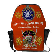 Pirate Days Dual Logo Bicentennial  Pls View Notes Courier Bag