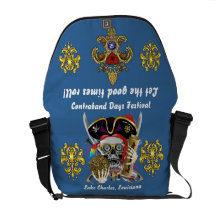 Pirate Days Dual Logo Bicentennial  Pls View Notes Messenger Bag