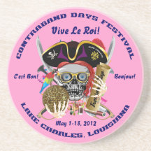 Pirate Days Lake Charles, Louisiana. 30 Colours Coasters