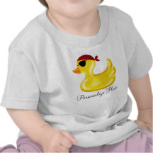 Pirate Duck  Birthday T-Shirt