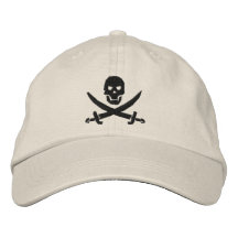 Pirate Embroidered Baseball Cap