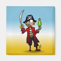Pirate Fridge Magnet