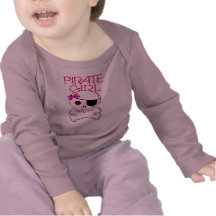 Pirate Girl - Kid's Pirate Party TShirt