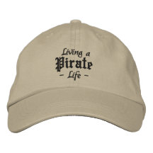 PIRATE LIFE cap Embroidered Baseball Cap
