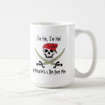 Pirate Life Yo Ho Jolly Roger Mug