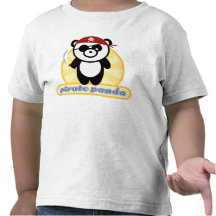 Pirate Panda Kids T-shirt