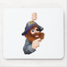 Pirate pointing mouse pad