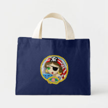 Pirate Portrait Small Bag