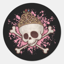 Pirate Princess -tiara Stickers