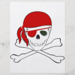 Pirate + Red Bandanna Full Colour Flyer