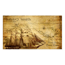 Pirate Ship Business Card