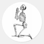 Pirate Skeleton Begging Stickers