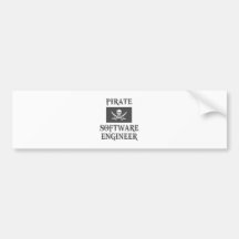 Pirate Software Engineer Bumper Stickers