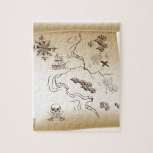 Pirate Treasure map Puzzles