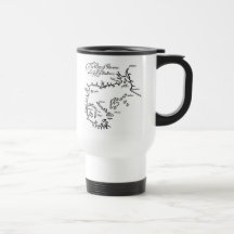 Pirate Treasure Map Travel Mug
