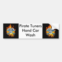 Pirate Tuners Sticker Bumper Sticker