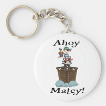 Pirates Ahoy Matey Keychains